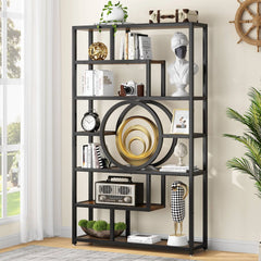 Onuzane Industrial Display Shelf Bookcase Planter Organizer Rack