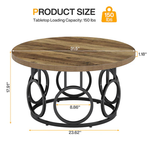 Oluzar Living Lounge Coffee Snack Serving Center Table