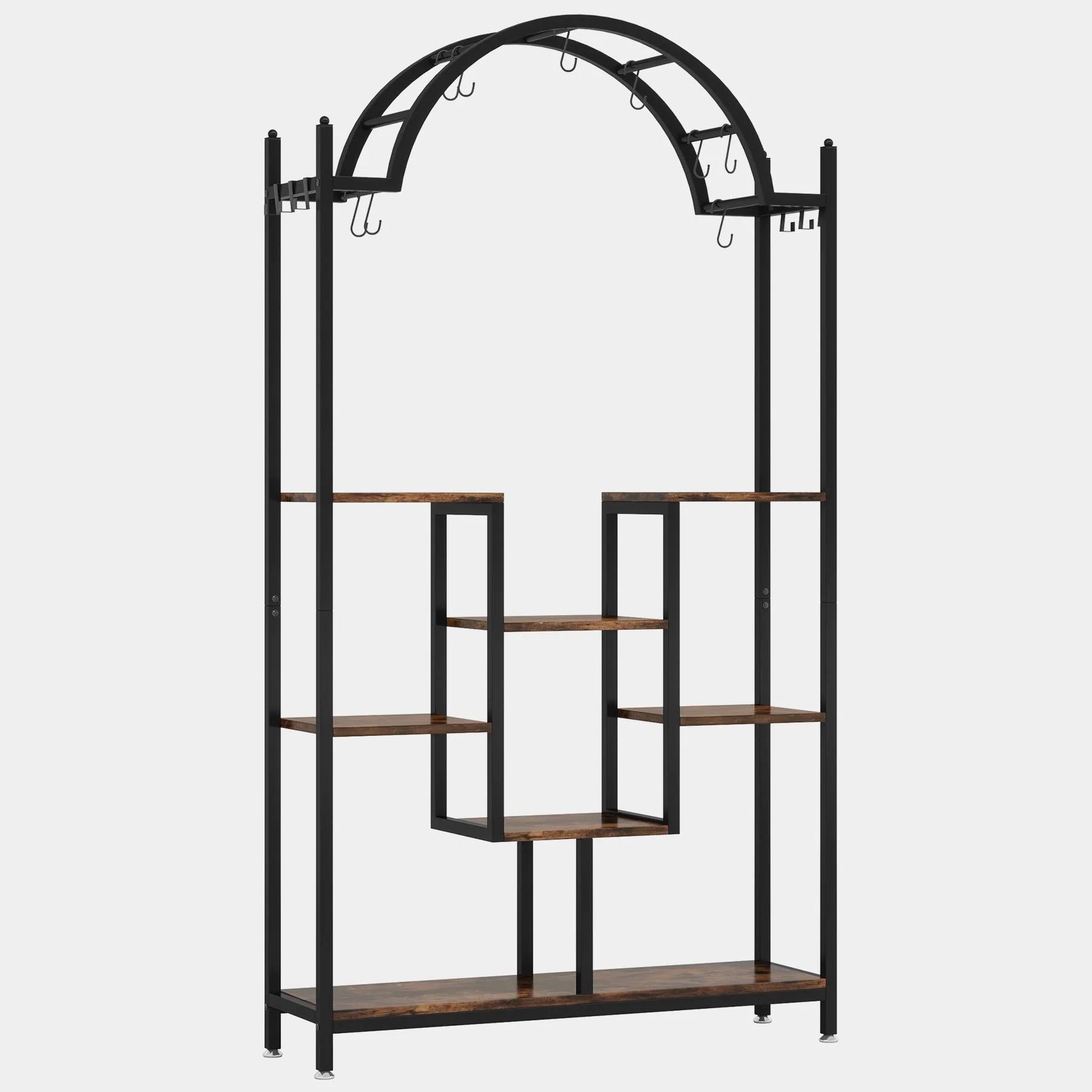 Arcolo Flower Stands with Hanging Hooks Rack