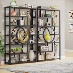 Onuzane Industrial Display Shelf Bookcase Planter Organizer Rack