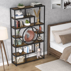 Onuzane Industrial Display Shelf Bookcase Planter Organizer Rack