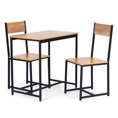 Chinzori Kitchen Dining Room Table and Chairs (Set of 3)