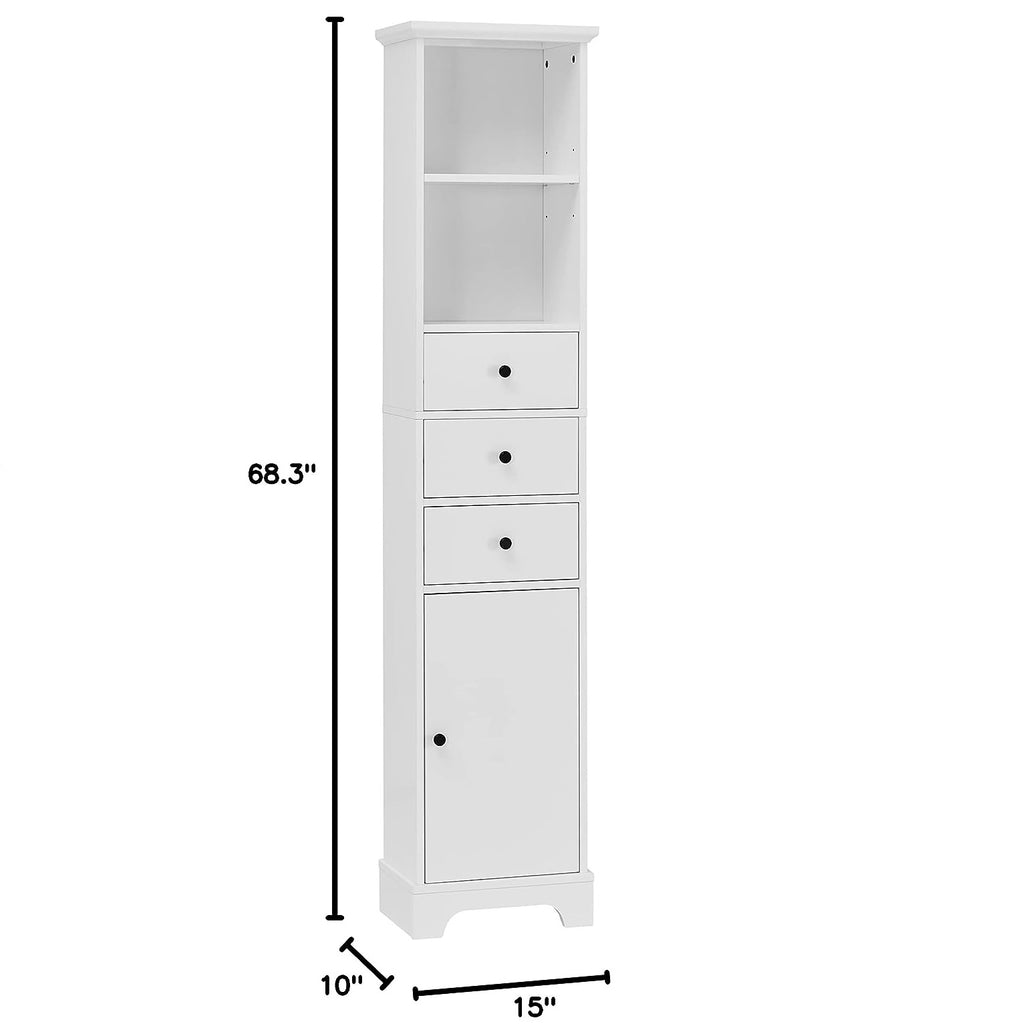 Merax Bathroom Cabinet Storage Shelve Tower 4910