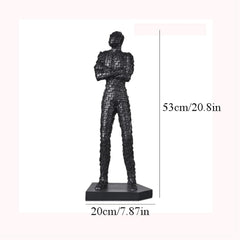 Sitora Man Standing Mosaic Living Lounge Drawing Room Home Decor