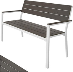 Tectake Garden Park Bench Balcony Lawn Outdoor Bench