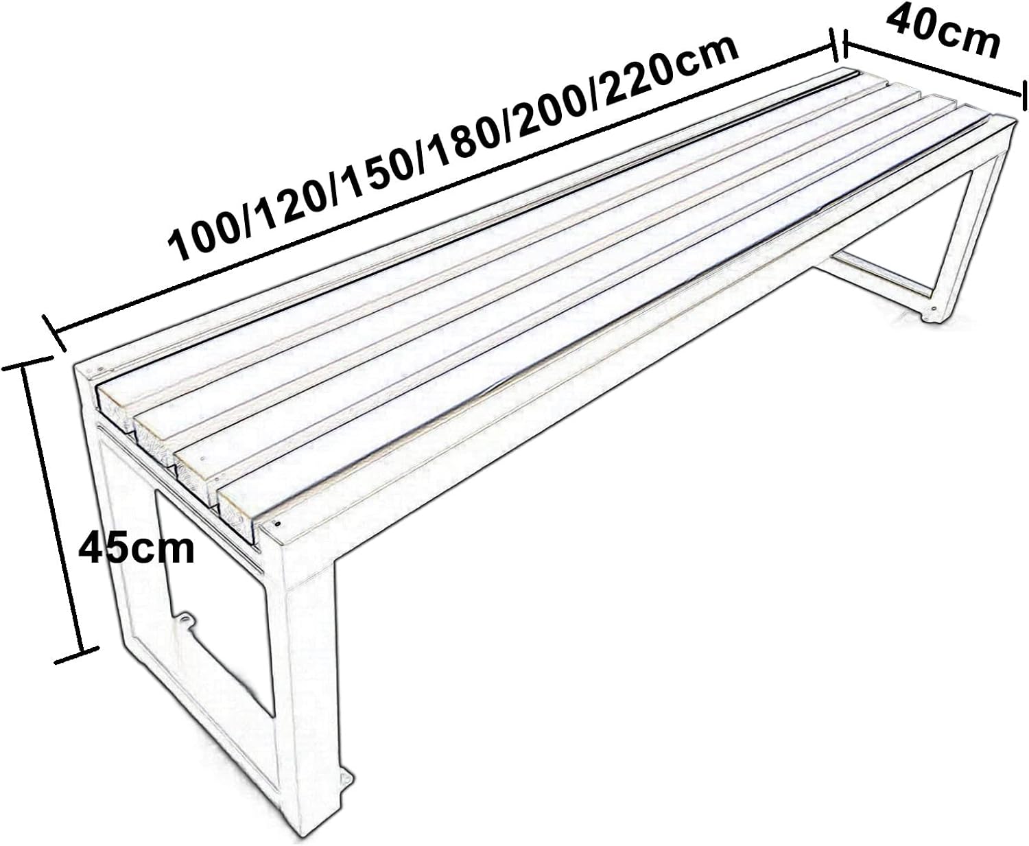 Owala Outdoor Patio Lawn Garden Bench