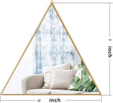 KIEE Triangle Wall Mirror Modern Geometry Hanging Home Decor