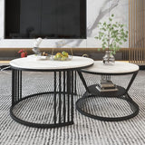 Mocker Living Lounge Round Coffee Table (Set of 2)