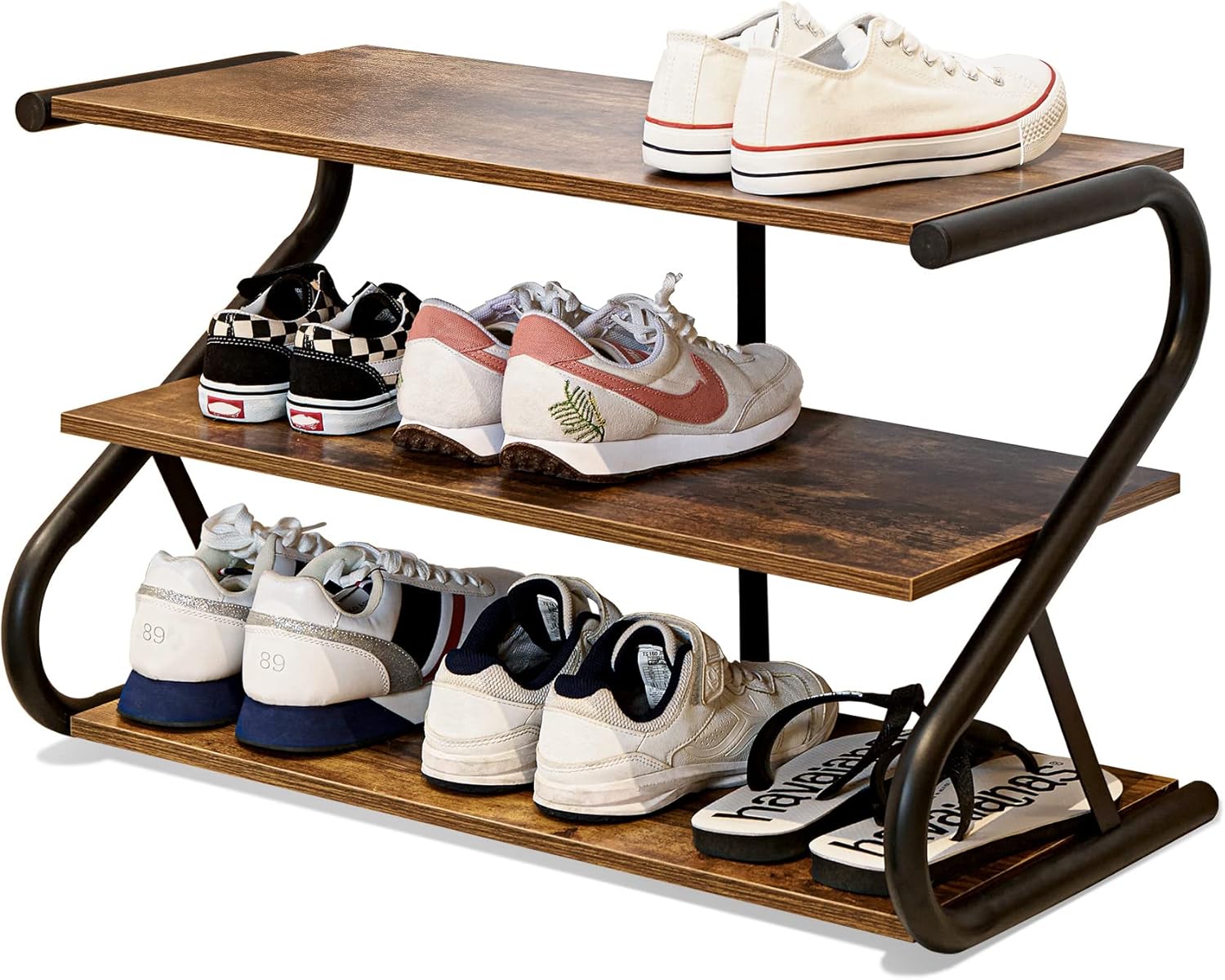 Arok Living Lounge Bathroom Shoe Organizer Rack