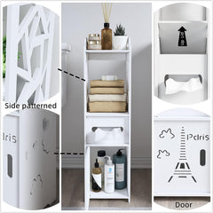 Spakoo Paris Bathroom Cabinet Stand Organizer Rack