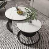 Mocker Living Lounge Round Coffee Table (Set of 2)
