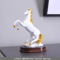 Hojiron 3D Horse Office Resin Sculpture Home Decor