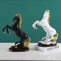 Hojiron 3D Horse Office Resin Sculpture Home Decor