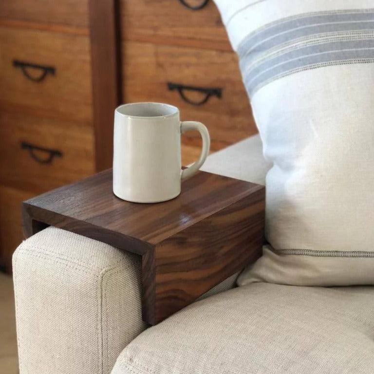 Couch Arm Snack Organizer Table