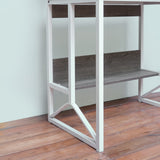 Liuzh Computer Desk Table Bookshelf Integrated Table