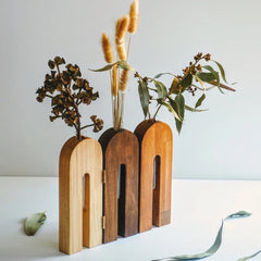 Propagation wooden Planter Vase Decor