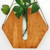 Crucul Wall Hanging Planter Wooden Vase Decor