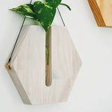 Crucul Wall Hanging Planter Wooden Vase Decor