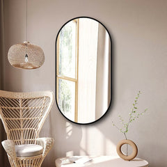 Ellipse Wall Hanging Bathroom Entryway Home Decor Mirror