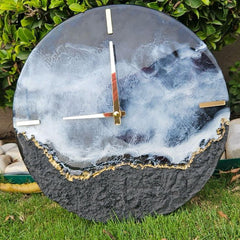 Horizon Mist Wall Clock (Epoxy)