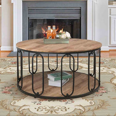 Azona Round Lounge Living Room Center Coffee Table