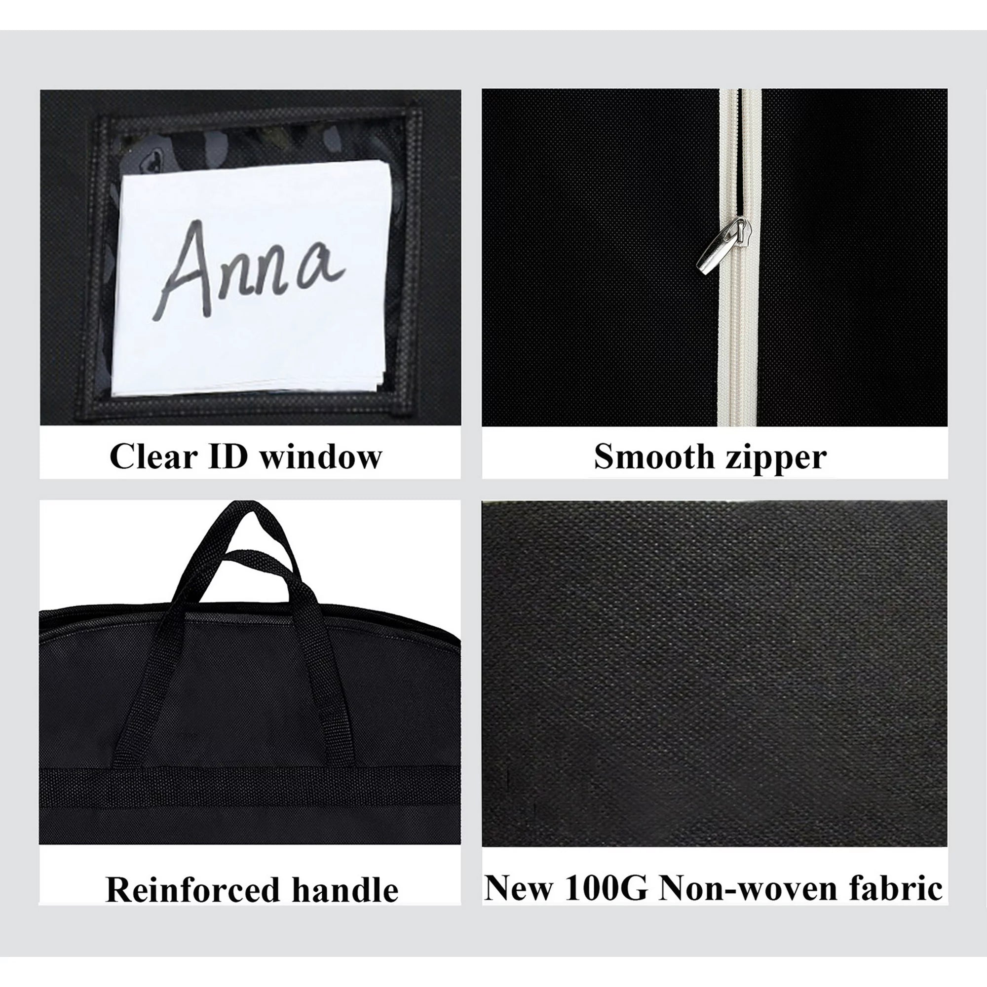 Sleek In Bridal Groom Wedding Dress Shoe Pocket Travel Garment Storage Bag - waseeh.com