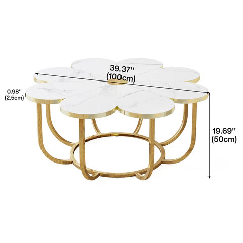 La Creme Living Lounge Coffee Serving Center Table