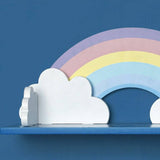 Rainbow Land Kids Bedroom Floating Shelve Decor