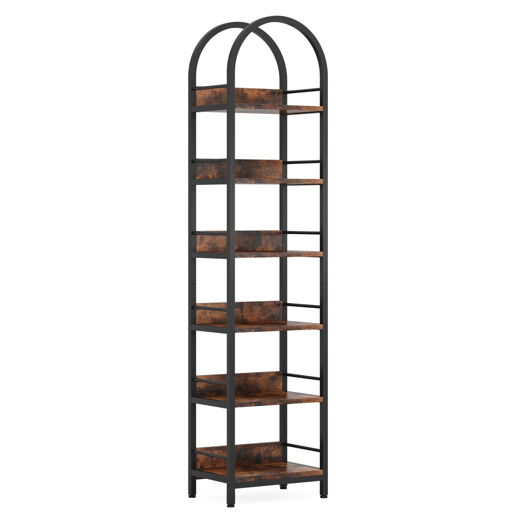 Rodeo Narrow Arched Display Shelf Bookcase Organizer Rack