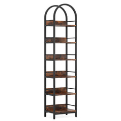 Rodeo Narrow Arched Display Shelf Bookcase Organizer Rack