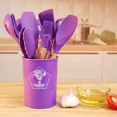 Olyee Silicone Utensils Set - waseeh.com