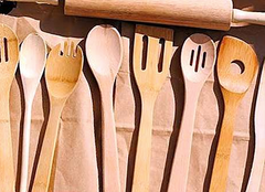 Kitchen Bamboo Utensils (Set of 4) - waseeh.com