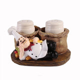 American Style Creative Resin Cook Pepper Salt And Pepper shaker Ornaments kitchen decoration Chef Crafts Gifts - waseeh.com