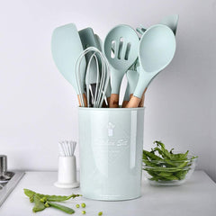 Olyee Silicone Utensils Set - waseeh.com