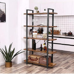 Morton Bookcase Storage Organizer Rack - waseeh.com