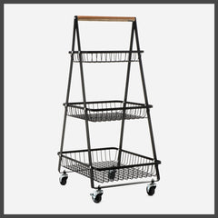 Multi-Function Mobile Trolley Cart (3-Tier) - waseeh.com