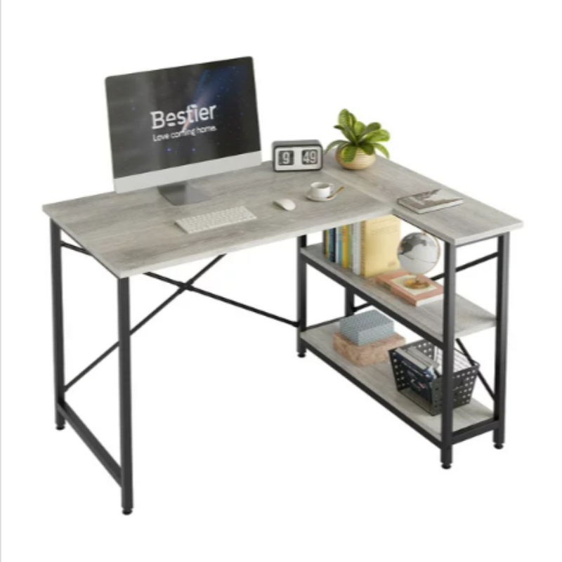 Bestier Home Office Workstation Writing Organizer Desk Table - waseeh.com