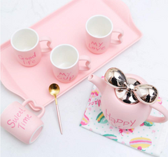 "Happy Life"  Tea Set - waseeh.com