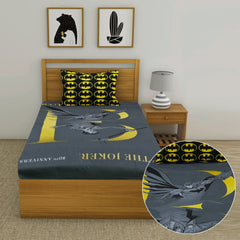 Bat Man & Joker Bedsheet - waseeh.com