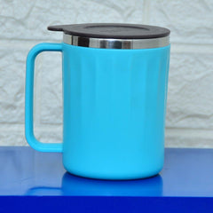 Straight Cut Thin Lines Insulated Mug - waseeh.com