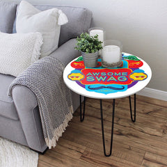 Desi Swag Living Lounge Center Coffee Sofa Side Hairpin Table - waseeh.com