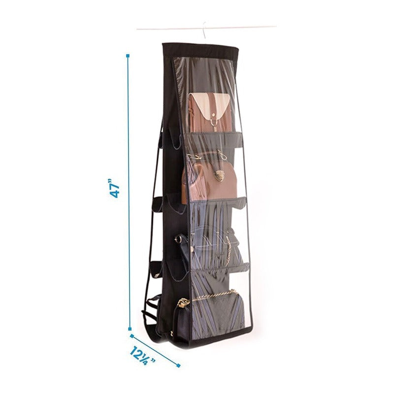 Hanging Purse Organizer (8 Compartments) - waseeh.com