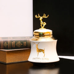 Golden Stag Candy Jar - waseeh.com