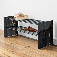 Burnt Anton Shoe Storage Organizer Rack - waseeh.com