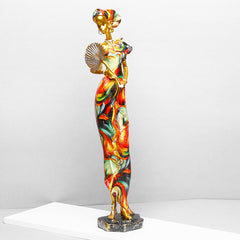 African Queen Statue Decor - waseeh.com