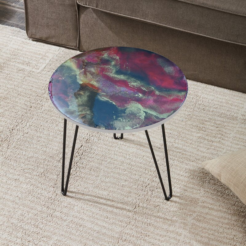 Dark Hole Living Lounge Bedroom Hairpin Side Center Table - waseeh.com