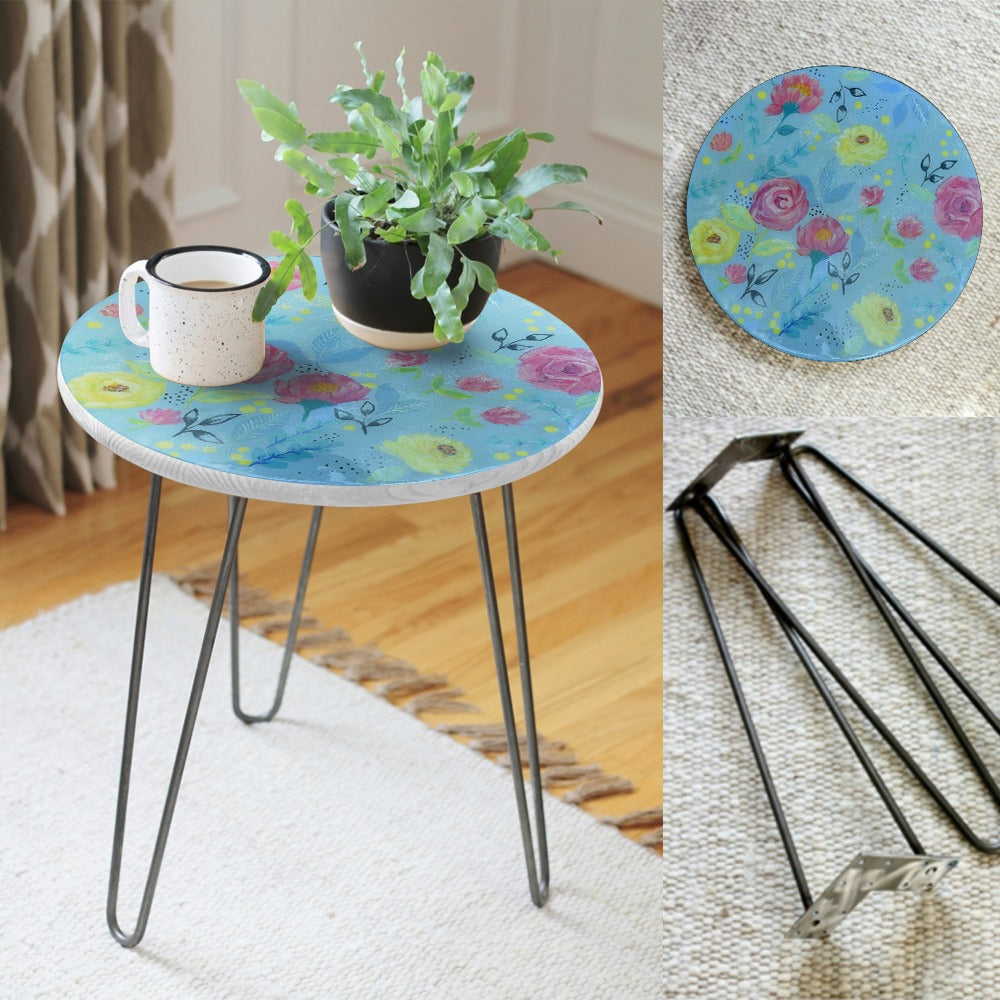 Spring Buzz Living Lounge Bedroom Hairpin Side Center Table - waseeh.com