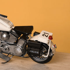 Old Police Bike Decor - waseeh.com