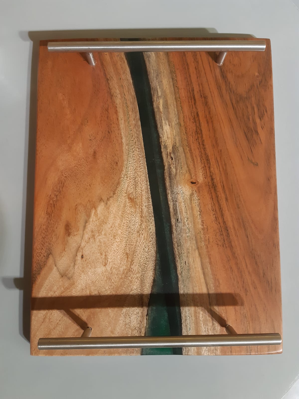 Pacific Epoxy Resin Wooden Tray - waseeh.com