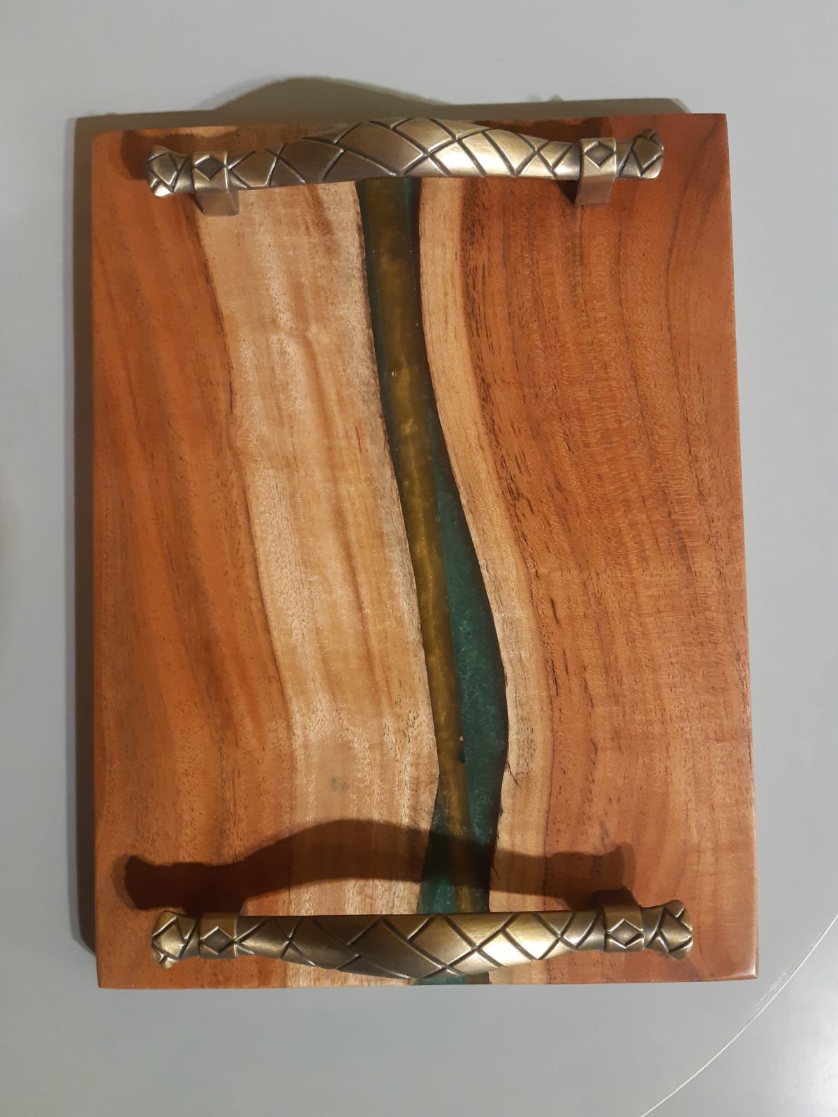 Pacific Epoxy Resin Wooden Tray - waseeh.com